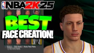 NEW FACE CREATION TUTORIAL IN NBA 2K25 [upl. by Furey4]