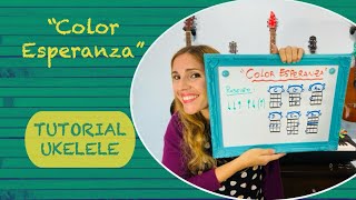 quotCOLOR ESPERANZAquot  Diego Torres ❤ UKELELE TUTORIAL [upl. by Tharp]