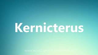 Kernicterus  Medical Definition and Pronunciation [upl. by Effie640]