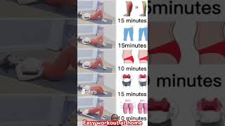 Flat belly exerciseLoose belly fat at home with easy exercise pilates workout yoga hiit short [upl. by Onabru]