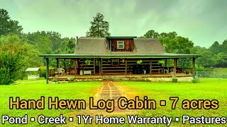 Tennessee Log Cabins For Sale Acreage Cabins For Sale 7 acres Pond Creek Hunting Shack [upl. by Blau]