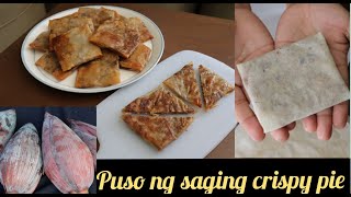 Puso ng saging recipe  puso ng saging crispy pie [upl. by Laise]