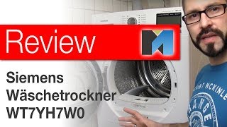 Review Siemens IQ800 Wärmepumpentrockner WT7YH7W0 deutsch [upl. by Reprah153]