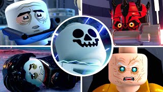 All Major Deaths in LEGO Star Wars The Skywalker Saga [upl. by Corabelle]