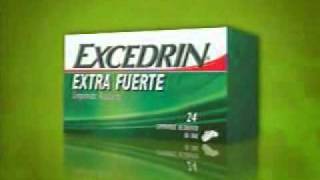 ANALGESICO EXCEDRIN EXTRA FUERTE AGO 2011 [upl. by Nylrehs10]