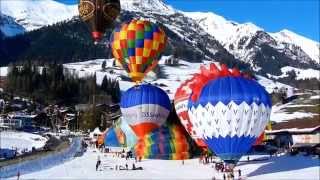 FESTIVAL INTERNATIONAL DE BALLONS 2012 CHATEAUDOEX SWITZERLAND [upl. by Selimah313]