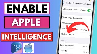 How To Enable Apple Intelligence on iphone iOS 18  Use Apple Intelligence ios 18 [upl. by Catriona]