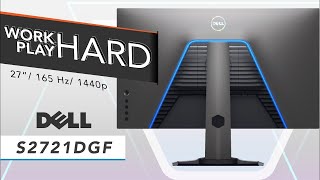 Dell S2721DGF Review  WORK Hard PLAY Hard [upl. by Etteniotna]