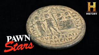 Pawn Stars Do America EXCEEDINGLY RARE Ancient Roman Noahs Ark Coin Season 2 [upl. by Syned420]