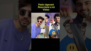 Fede reaccionó a mi video ❤️✨ arte fedevigevani [upl. by Hgielrak]