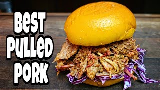 Best Pulled Pork Ive Ever Made  How To Make Pulled Pork On A Kamado Grill [upl. by Raffaj]