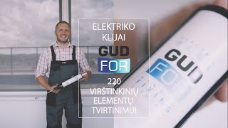 Kaip greitai ir patikimai pritvirtinti virštinkinius elementus  GUDFOR 220 [upl. by Dincolo223]