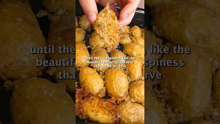 Parmesan spuds 🥔 parmesancheese potato easyrecipe viralrecipe dinner [upl. by Tolmann]