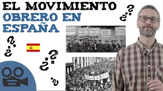 El movimiento obrero en España [upl. by Shelagh]