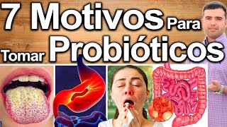 7 MOTIVOS POR LOS QUE DEBES TOMAR PROBIÓTICOS  Beneficios Y Contraindicaciones [upl. by Coleville19]