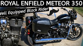 Touring Royal Enfield Meteor w Bags  Cops  Wahoo [upl. by Cutler985]