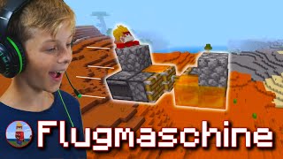 Flugmaschine  in Minecraft ein Flugzeug bauen [upl. by Ellehc]