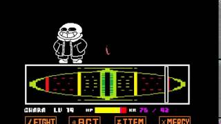 CYF Underpants Sans Fight  UNDERTALE Fan Game [upl. by Ames560]