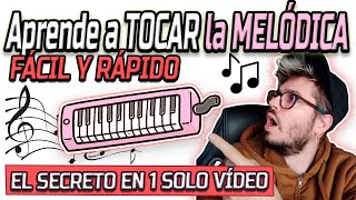 ¡FUNCIONA CÓMO TOCAR LA MELÓDICA FÁCIL Y RÁPIDO 🚀🎹Tutorial YouTubers Aprende piano [upl. by Frederica]