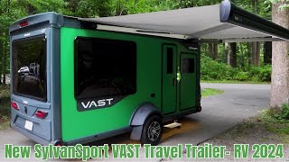 SylvanSports New Camping Trailer Has a Kitchen  New SylvanSport VAST Travel Trailer RV 2024 [upl. by Etep]