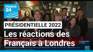 Présidentielle 2022  les réactions des Français expatriés à Londres • FRANCE 24 [upl. by Acinorehs]