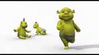 Baby Shreks doing the shake shake [upl. by Anyer]