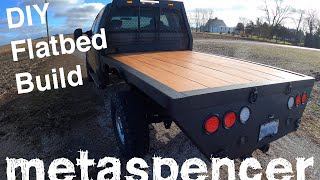 DIY Flatbed Build Each Step in My Process [upl. by Aon212]