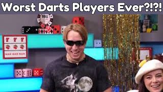 Worst Dart Players Ever  Darts in Smosh Vegas Supercut  Smosh Darts Part 1 [upl. by Hara841]