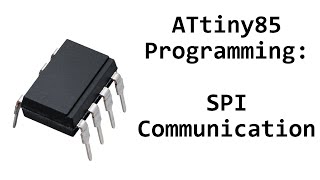 AVR ATtiny85 Programming SPI Communication IO Expander MCP23S08 [upl. by Aryamo]