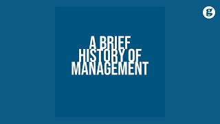 A Brief History of Management [upl. by Aibara463]