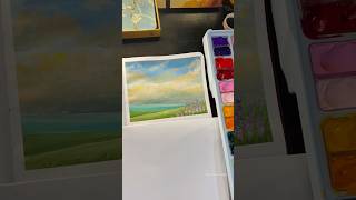 Gouache Painting idea 🌸💗🥰painting gouache art youtubeshorts shorts [upl. by Marler745]