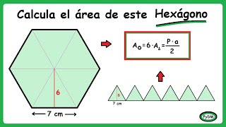 Área de un Hexágono Regular con apotema [upl. by Wycoff877]