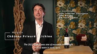 Château PrieuréLichine  Margaux  Millésime 2022 quotEn Primeursquot [upl. by Zerk]