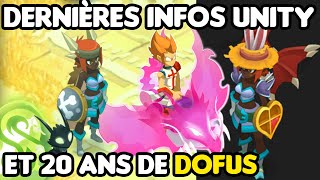 La customisation des persos sur DOFUS UNITY dévoilée  et lévent des 20 ans [upl. by Ijic]