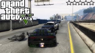 Cambio Nome Canale  GTA 5 FUGA CON 5 STELLE [upl. by Burkle]