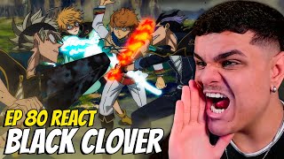 FINRAL VS LANGRIS ASSISTINDO BLACK CLOVER PELA PRIMEIRA VEZ EP 80 REACT [upl. by Alyakcm]