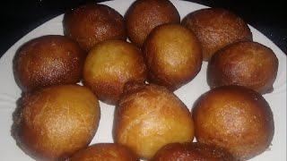 HOW TO MAKE MAGWINYA AT HOME PUFF PUFF RECIPE KAIMATI RECIPE [upl. by Haliek160]