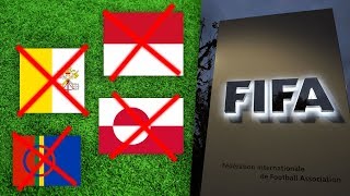 Które reprezentacje nie są uznawane przez FIFA [upl. by Dleifrag]