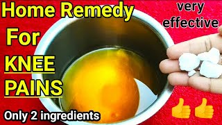 Mustard Camphor Oil For Knee Pain  How To Cure Knee Pain  Knee Joint Pain Oil Home  Ramya [upl. by Aicirtal210]