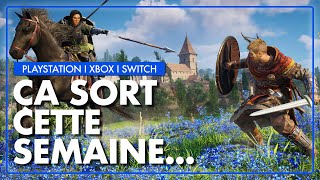 Les nouveautés PlayStation Xbox et Switch  💙💚❤️Les sorties des jeux de la semaine du 9 au 15 août [upl. by Rica]