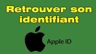 Comment retrouver son identifiant Apple récupérer un identifiant Apple [upl. by Ahsila926]