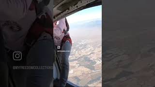 Skydiving Taroudant Kiss in the air and away Skydiving happy days [upl. by Atinahs]