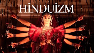 HİNDUİZM AYİNİHİNDU İBADETLERİHINDU WORSHIP IN TEMPLE FOR GODDESS DURGA [upl. by Jessamine]