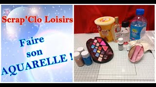 97 Faire son AQUARELLE maison avec lARABIQUE [upl. by Imalda]