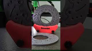 finished print  Brembo Disc Brake Coaster Set ♥️ klipper 3dprinter 3dprinting 3dprinted [upl. by Aitnis]