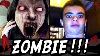 SCARY Zombie Prank Omegle Funny Moments [upl. by Joslyn]