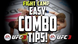 EA UFC 3 THE EASIEST COMBOS TO LEARN [upl. by Gaudet]