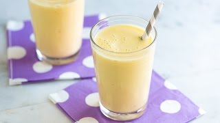 Easy 5 Minute Banana Smoothie Recipe [upl. by Channing]