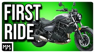 First Impressions KAWASAKI ELIMINATOR 450  NEW [upl. by Arehs632]