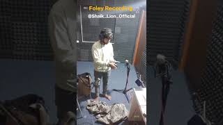 Foley recording for movie  SFX work [upl. by Aramot]